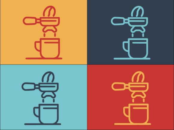 A Brand Designer's Take on the Coffee Holder & Cup Logo