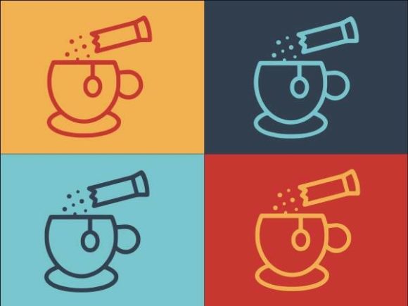 A Designer's Review of the Sugar Stick Tea Cup Logo