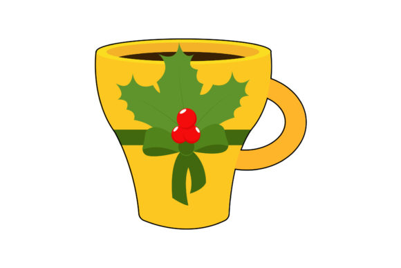 A Designer's Take on the Berry Leaf Christmas Cup Embroidery Art