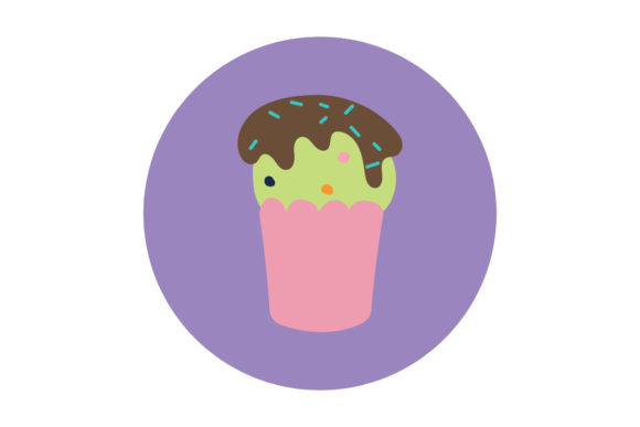 A Versatile Cup Cake Illustration for Graphics and Illustrations