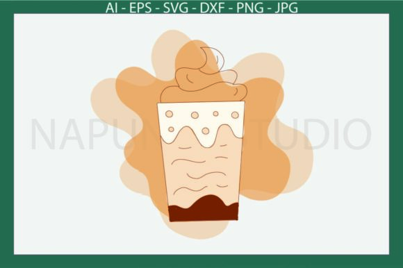 Coffee Cup Milk Shake Ice Cream: Freebie Graphics