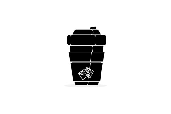 Coffee Drink Cup Silhouette: A Graphics & Icons Asset