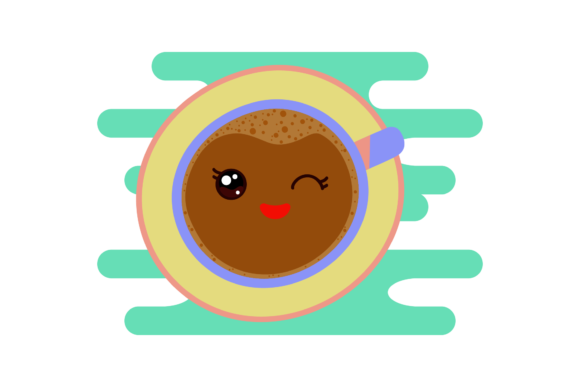 Coffee Hot Cup Kawaii Clipart: Graphics & Icons Review