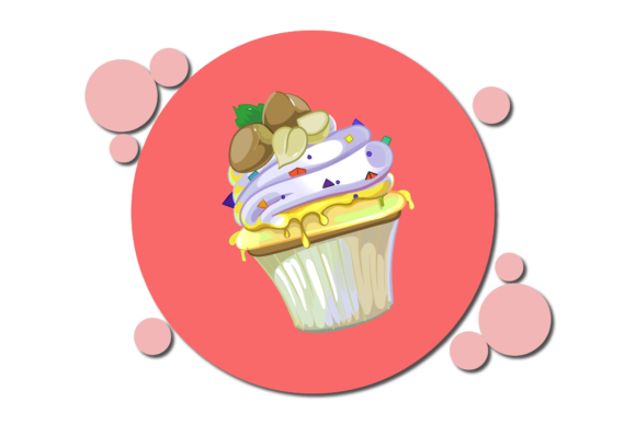Cup Cake Icon Graphic Design: Icons & Graphics Review