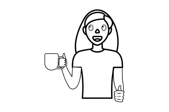 Mom Icon Bring Cup: Graphics & Icons for Branding