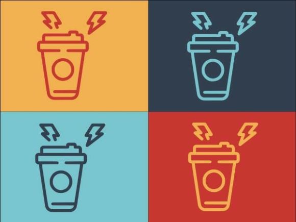 Rush Job Coffee Cup: An Elegant Logo for Handmade Graphics