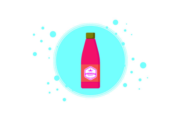 Tumbler Bottle Container Circle Bubble: Icons & Graphics