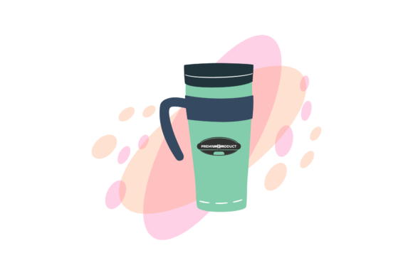 Tumbler Drink Cup Arts: Icons & Graphics for Real Branding