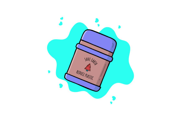 Tumbler Stainless Cloud Bubble: Soft Graphics & Icons for Branding